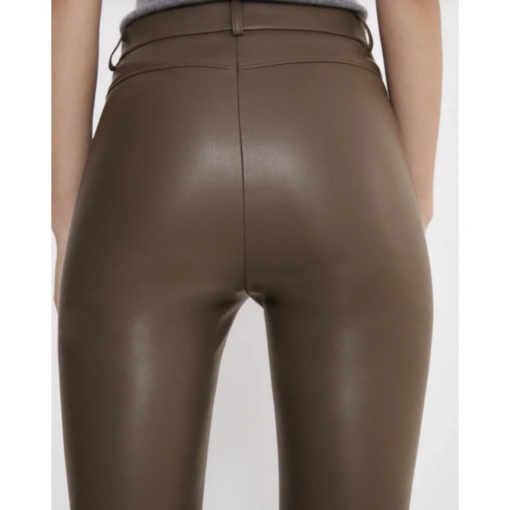 Zara Faux Leather Leggings - Picture 4 of 6